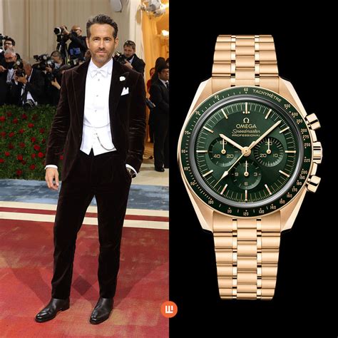 omega speedmaster professional ryan reynolds|ryan reynolds gold watch.